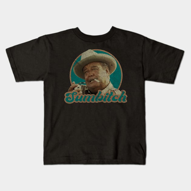 VINTAGE - Sumbitch Smoker Kids T-Shirt by maskangkung